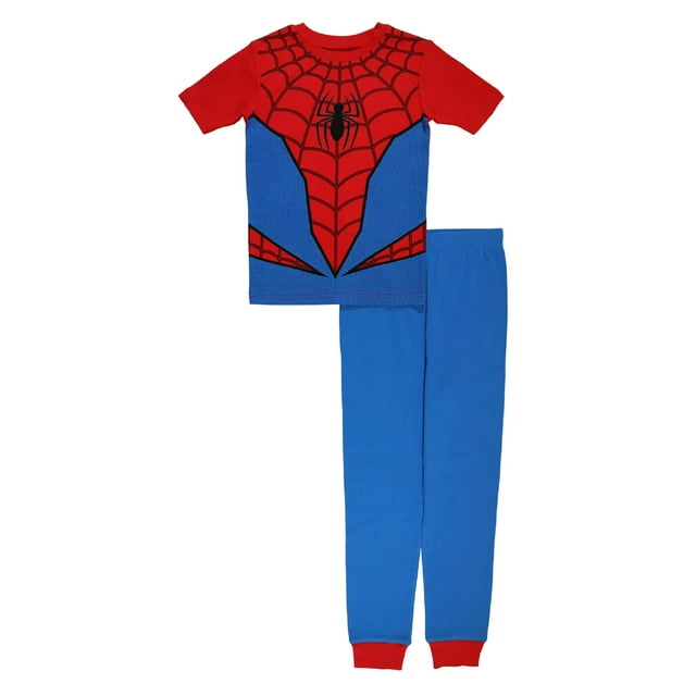 Set de pijama Marvel Spider, disfraz de 2 piezas, para niños de 6 años