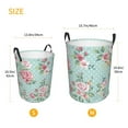 thumbnail image 5 of Fotbe Vintage Floral Laundry Basket with Handles, Waterproof Large Laundry Hamper, Wash Bag for Corner Dorm, Rolling Laundry Basket with Handles-Medium, 5 of 8