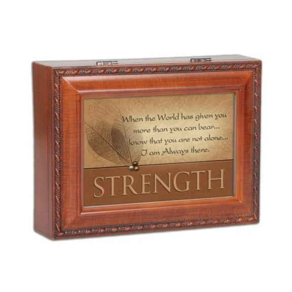 Comfort Cottage Garden Inspirational Woodgrain Traditional Music Box Plays On Eagle's Wings