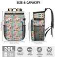 thumbnail image 3 of Travel Cooler Bag - Cartoon Dog Camping Beer Cooler Backpack with Bottle Opener- Waterproof Insulated Picnic Backpacks - Cooler Bag for Beach, 3 of 6