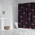 thumbnail image 2 of Halloween Bat Camouflage Pattern Shower Curtain 72"x72" ,Bathroom Decorative Shower Curtains Set with 12 Hooks,Modern Waterproof Washable Shower Curtain, 2 of 6
