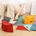thumbnail image 3 of Ruanlalo Folding Stool Ergonomic Design Handle Holes Portable Seat Knee Relief Travel Stool for Travel Camping Fishing Gardening, 3 of 7