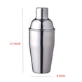 thumbnail image 3 of Yuarrent Cóctel Mix Cup 550ml Mezclador de cóctel de acero inoxidable Shaker Barware Bar Mezcla Hacer Beber Contenedor Bar Herramientas Barra de herramientas Yuarrent HA2524-00B, 3 of 6