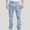 Blue, variant on WJHWSX Mens Pants,Baggy Pants,Casual Pants for Men,Comfort Fit,Pockets,Solid,Polyester,Spandex,Sky Blue,XL(US:10)
