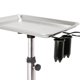 thumbnail image 4 of Carro de bandeja de salón rodante, organizador de carrito de bandeja de salón con ruedas, práctico carrito de peluquero móvil para peluqueros, spas, con soporte para secadora, 4 of 10