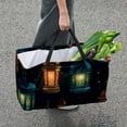 thumbnail image 7 of Ramadan Lantern Large Capacity Reusable Foldable Laundry Bag & Picnic Basket Combo - Oxford Cloth Multipurpose Picnic Baskets, 7 of 7