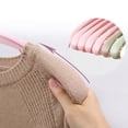 thumbnail image 2 of OUNONA 5Pcs Hanger for Sweaters Thickening Plastic Anti-slip for Indoor Use White, 2 of 2