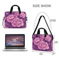 thumbnail image 3 of Laptop Bag Laptop Briefcase 15.7 x 3 x 11.8 Inches Laptop Bag Briefcases Laptop Storage Travel Laptop Bag Work Laptop Bag Big Pink Flowers Seamless, 3 of 8