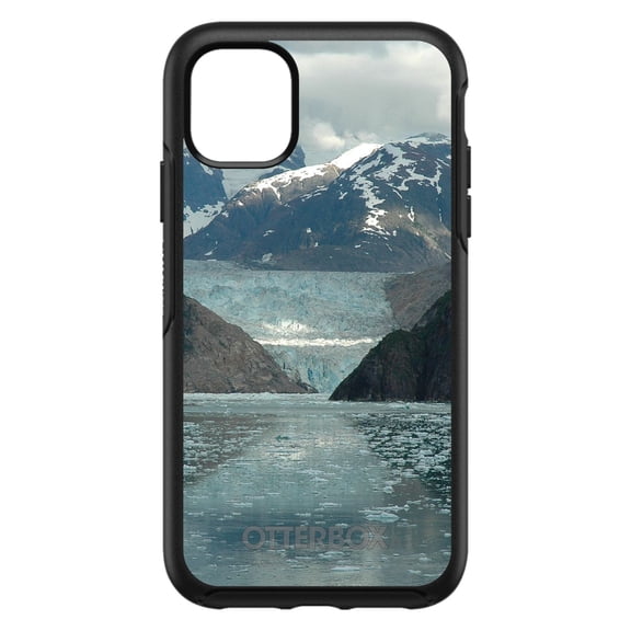 DistinctInk OtterBox Symmetry Custom Case for Apple iPhone 15 (6.1" Screen) - Tracy Arm Fjord Alaska - Slim Profile Design