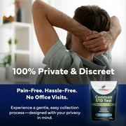 STD Hero At-Home Common STD Test Kit for Women and Men - Test for the Top Four STDs - Includes MGen - Private At-Home Collection - Simple, Discreet, Easy-to-Use with Fast Online Results