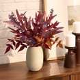 thumbnail image 7 of Better Homes and Gardens 17.5"H Artificial Fall Leaves & Euc Mix in 7"H Cream Ceramic Vase Made for Tabletops - 1.76 lbs, 7 of 7