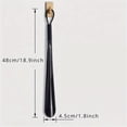 thumbnail image 2 of Extra Long Flexible Plastic Shoe Horns Do Not Require Bending Durable Shoe Spoons for Pregnant Women Wearing Assistants, 2 of 7