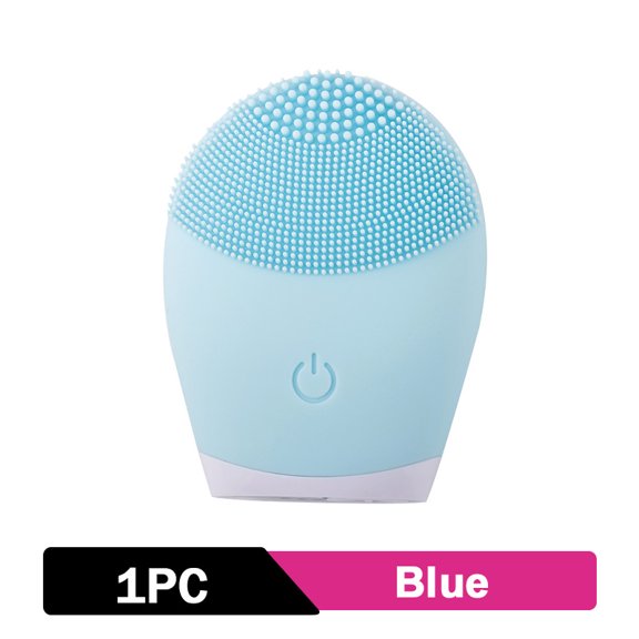 Silicone Facial Cleansing Brush Electric Face Clean Device Facial Massager Skin Care Sonic Vibration Deep Pore Cleaning Brush