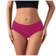 thumbnail image 1 of Ropa interior femenina de algodón sin costuras y cintura baja: transpirable, de color liso, braguitas triangulares, 1 of 4