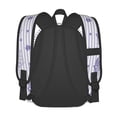 thumbnail image 4 of Rateoe Bouquet and Lavender Flowers Pattern Student Backpack,Backpack for School,Lightweight Bag,Travel Backpack,Outdoor Backpack,Large Capacity Backpack, 4 of 8
