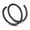 black, variant on Double Spiral Ring Stainless Steel Tragus Ear Lip Silver Gold Nose Hoop Piercing-black-0.8*10mm
