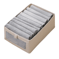 thumbnail image 2 of 4 Pack Storage Bins, Storage Containers for Organizing Clothing, Jeans,Closet - Closet Organizers and Storage Grey, 2 of 8