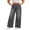 Gray, variant on Womens Cargo Pants Women Flare Cigarette - Zip Fly Business Blue XXL