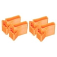 thumbnail image 4 of Set of 2 Non Step Ladder Feet Folding Stool Ladders for Home Orange, 4 of 8