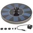 thumbnail image 4 of Solar Water Fountain,Solar Fountain Round 1.4W Floating Solar Landscape Fountain Solar Powered Water Fountain Compact and Lightweight, 4 of 14