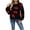 Black, variant on DeHolifer Sweaters for Women Lips Print Valentine's Day Long Sleeve Round Neck Pullover Knit Jumper Tops Winter Loose Fuzzy Knitwear Fall Warm Tops Hot Pink S