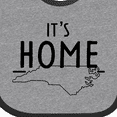 thumbnail image 4 of Inktastic It's Home- State of North Carolina Outline Boys or Girls Baby Bib, 4 of 4