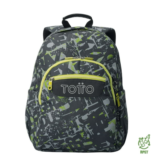 TOTTO Mochila Escolar Grande para Niño Porta Laptop 14 Repelente a Líquidos | 20 L ACUARELA