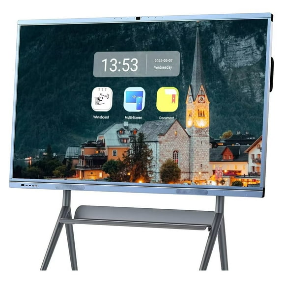 JYXCN 4K Smart Board 65 Inch Interactive All-in-One Touch Screen Computer with Dual System & Cloud Sharing for Classroom, Office & Presentations​ Smart TVs