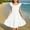 White, variant on OGLCCG Girls Dresses Double Pleated Sleeve Square Neck Off Shoulder Spring Summer Dress Solid Color LLightweight Flowy Sundress Size 3-14