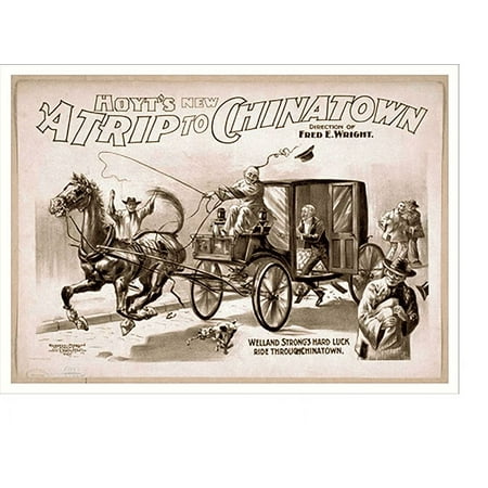 Historic Print, Hoyts new A trip to Chinatown - 4, 16" x 20"