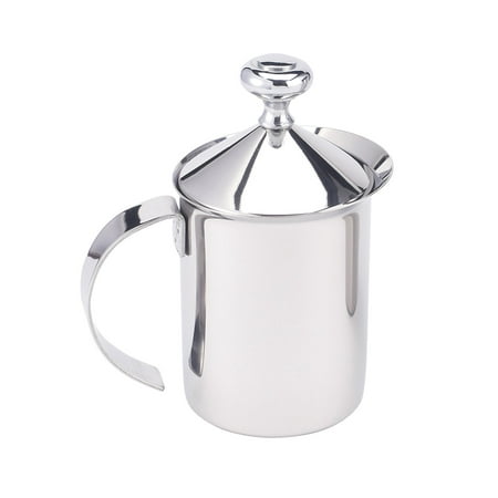Harold Import Company Stainless Steel 14 Oz. Milk Frother