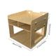 thumbnail image 3 of Desktop Organizer Cabinet Wood Desk Storage Shelf For Office Supplies Small Cabinet For Countertop Storage For Workspace Counter Storage Printers Holders, 3 of 6