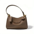 thumbnail image 2 of Estbridge Ins Style Blogger‘S Same Top Layer Cowhide Pillow Bag  High-End Commuting Versatile Shoulder Bag  Minimalist Style Crossbody Boston Bag  One Bag Unlocks Multiple Occasions, 2 of 6