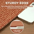 thumbnail image 2 of Woven Area Rug x Ft Washable Rugs for Entryway Non Slip Braided Throw Rugs Bedroom Rugs Cotton Entry Rug Cotton Floor Carpet for Bedroom Dining Room Living Room Orange/Tan/, 2 of 8