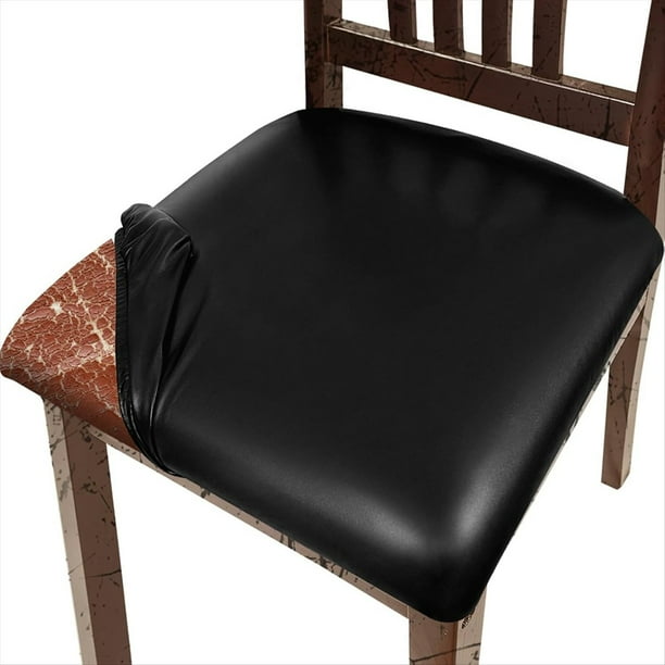 Fundas de Sintético para Sillas de Comedor, Impermeables y Elásticas, para Comedor y Cocina, 4 Unidades.B