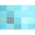 thumbnail image 1 of Ahgly Company Indoor Rectangle Abstract Light Blue Contemporary Area Rugs, 2' x 3', 1 of 4