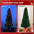 thumbnail image 6 of Tcbosik 6ft Pre-Lit Christmas Tree with Lighted Top Star, Artificial Xmas Tree with 220 Branch Tips for Home Office, Green, 6 of 6