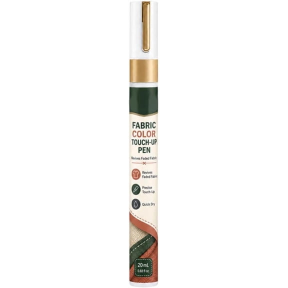 Fabric Color Touch-Up Pen, Fabric Markers,Fabric Markers Permanent for Clothes, Fabric Marking Pen for Clothing Cover Stains(Black)