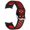 black red, variant on LEIXIUER No Gap Bands 20mm Band Compatible with Samsung Galaxy Watch 6/5/4 Band 40mm 44m/Watch 6 Classic 43mm 47mm/Watch 5 Pro 45mm/Watch 4 Classic 42mm 46mm, 20mm Silicone Sport Bands for Women Men