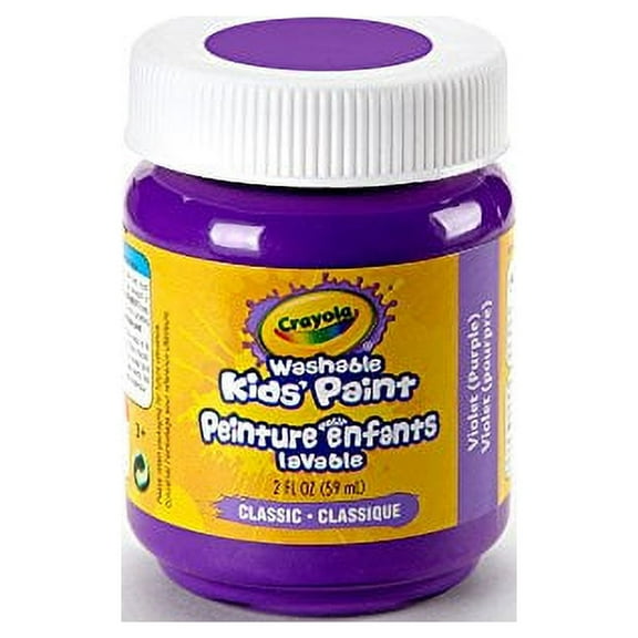 Crayola 2oz Washable Kids Paint in Red Metallic Iron (Available in a pack of 12)