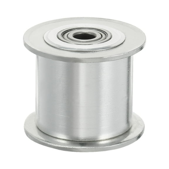 Uxcell 20T 6mm Bore 3mm Pitch Aluminum Toothless Timing Belt Pulley for 15mm Belt