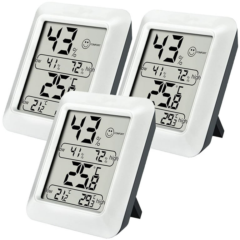 Elbourn Digital Hygrometer Indoor - Thermometer Humidity Meter