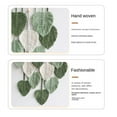 thumbnail image 3 of 5X Hoja de Macramé para Colgar en la Pared de la HabitacióN , DecoracióN del Hogar, Tapiz de Pared EstéTico Tejido, DecoracióN de la Boda para la HabitacióN del Hogar, Verde, 3 of 5