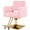 Pink, variant on Pro Classic Heavy Duty Hydraulic Barber Chair All Purpose Hair Styling Salon Spa Beauty 360°Swivel(Black+Gold)