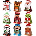 thumbnail image 1 of Cajas para Dulces de Navidad Giiffu Paquete de 54 con Ventana Transparente, 1 of 9