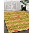 thumbnail image 3 of Ahgly Company Machine Washable Indoor Square Transitional Golden Brown Yellow Area Rugs, 3' Square, 3 of 7
