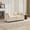 Beige, variant on 77" Chenille Mid-Century Loveseat Sofa, 2 Seater Accent Loveseat Couch with Modular Design, Upholstered Loveseat with Double-Layer Cushion for Living Rooms, Apartments​, Black