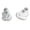 White, variant on 1 Pair Angel Wings Decorative for Wired Headphones,Y2K Photo Props for Girls,Cute 3D DIY Earphones Decoration,Easy Install Accessories