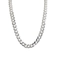 thumbnail image 2 of Cadena Cubana Gruesa Diamantada Plata 925 Hombre 60cm X 7mm JOYARIS Clásico, 2 of 3