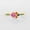 Rose Plated, variant on Pink Sapphire Cluster Art Deco 925 Starling Silver Ring, Multi Gemstone Princess Cut Ring, Stackable Fine Promise Proposal Gift Ring, Color Full Stone Handmade Band Ring.